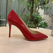 Louboutin Red patent leather - heels : 10cm - 5