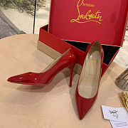 Louboutin Red patent leather - heels : 10cm - 3