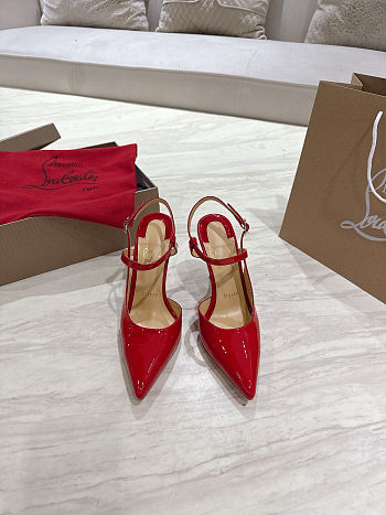 Louboutin 2025 Red patent leather - heels : 10cm