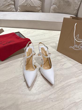Louboutin Condora Queen high heels  white color - heels : 10cm