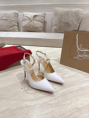 Louboutin Condora Queen high heels  white color - heels : 10cm - 3