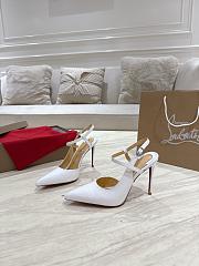 Louboutin Condora Queen high heels  white color - heels : 10cm - 2