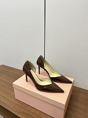 Louboutin patent leather beige color Heel height: 8.5cm - 6