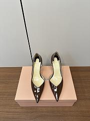 Louboutin patent leather beige color Heel height: 8.5cm - 4