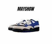 Jordan 4 RM Black Summit White Racer Blue -  FQ7939-140 - 1
