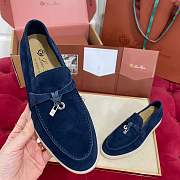Loro Piana navy shoes  - 6