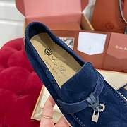 Loro Piana navy shoes  - 5