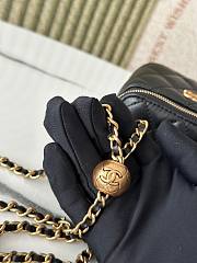 Chanel Vanity black bag size 10.5*8.5*7cm - 3