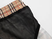 BUR classic drawstring plaid beach shorts for men and women - 5