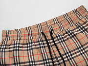 BUR classic drawstring plaid beach shorts for men and women - 3