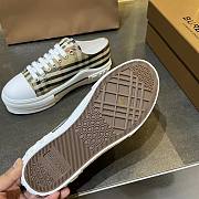 Burberry retro plaid cotton sneakers - 2