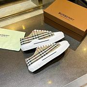 Burberry retro plaid cotton sneakers - 6