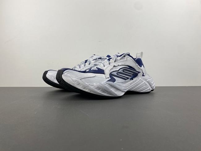 Balenciaga Men's Monday Shoe in Navy/white 825418 WDWTS 4090 - 1