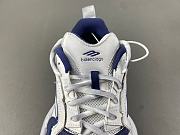 Balenciaga Men's Monday Shoe in Navy/white 825418 WDWTS 4090 - 5