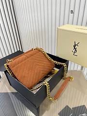 Saint Laurent YSL Monogram Tassel Hand Crossbody Bag Size 24x16x6.5cm - 4