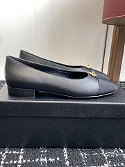 Chanel 25ss spring and summer ballet shoes black - 2