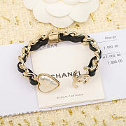 Chanel Love Pearl Leather Bracelet - 1