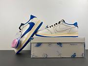 Air Jordan 1 Retro Low OG SP Fragment x Travis Scott Sail Military Blue DM7866-104 - 5