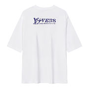 LV Embellished Graphic Cotton T-Shirt 1AHCKM  - 5