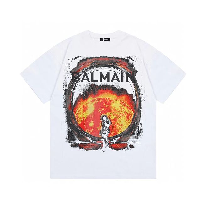 Balmain 2025 new printed short-sleeved T-shirt - 1