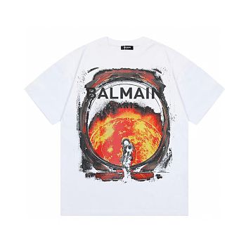 Balmain 2025 new printed short-sleeved T-shirt