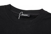 Balmain 2025 new printed short-sleeved T-shirt black - 5