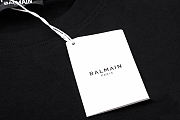 Balmain 2025 new printed short-sleeved T-shirt black - 4