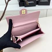 Chanel shoulder crossbody mini bag pink 19x12.5x4.5 cm - 2