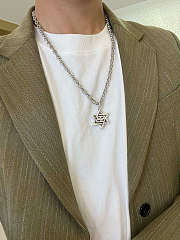 Balenciaga necklace retro style  - 2