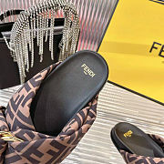 Fendi 25ss Fendi series flat slippers - 6