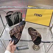 Fendi 25ss Fendi series flat slippers - 4