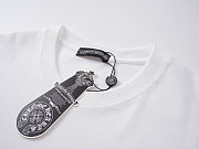 Chrome heart blue logo white shirt - 4
