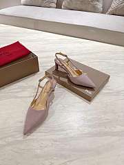 Louboutin sheepskin pointed toe strap high-heeled shoes - 4