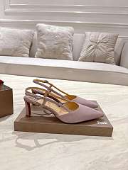 Louboutin sheepskin pointed toe strap high-heeled shoes - 5