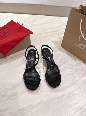 Louboutin classic lRlZA women's high-heeled sandals