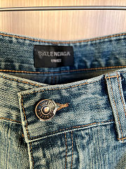 Balenciaga 25SS floral drawstring jeans - 4