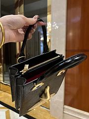 Schiaparelli leather black bag size 20*19*9cm  - buy 1 get 1 free labubu  - 6