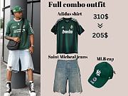 Combo welcome summer T shirt + jeans + cap - 1