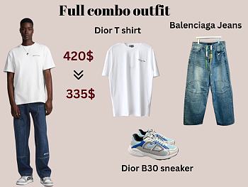 Combo streetstyle outfit jeans+shirt +shoes