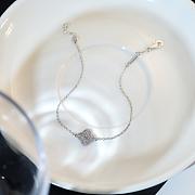 VCA mini four-leaf clover full diamond bracelet - 6