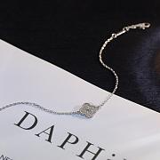 VCA mini four-leaf clover full diamond bracelet - 4