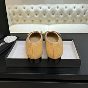 Early Spring latest color Chanel small bow ballet flat shoes - 6