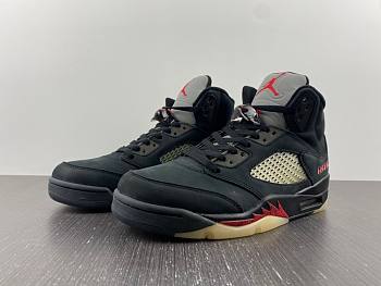 Jordan 5 Retro Gore-Tex Off Noir Fire Red-Black-Muslin  DR0092-001