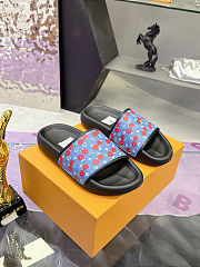 LV monogram embossed slippers - 6