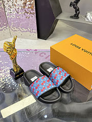 LV monogram embossed slippers - 3