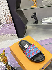LV monogram embossed slippers - 2