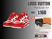 	 Louis Vuitton LV Skate Sneaker Red White - 1AARS2 - 1