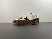 Louis Vuitton LV trainer White Coffee - 1