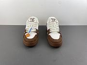 Louis Vuitton LV trainer White Coffee - 5
