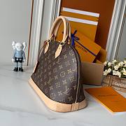 Louis Vuitton Alma BB Monogram Coated Canvas 'Brown' Women's Bag M53152 32*24*16 cm - 6